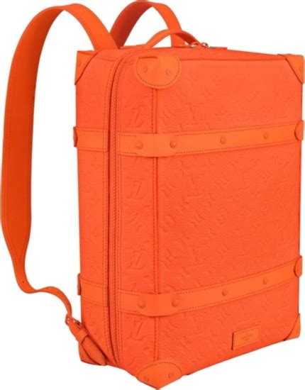 louis vuitton orange backpack